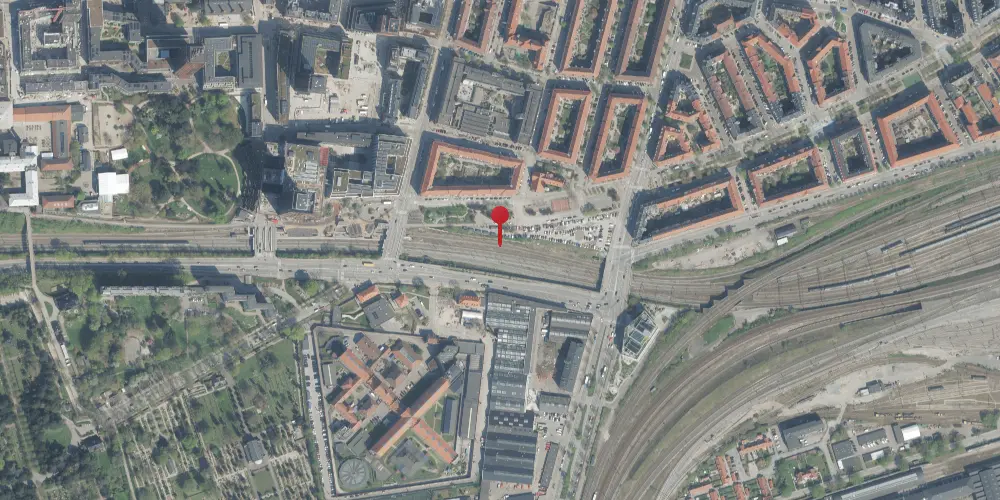 Historisk kort over Enghave Station Historisk kort over Enghave Station