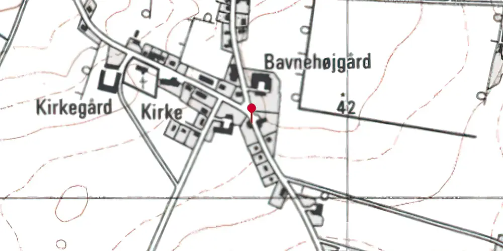 Historisk kort over Krejbjerg Station Historisk kort over Krejbjerg Station