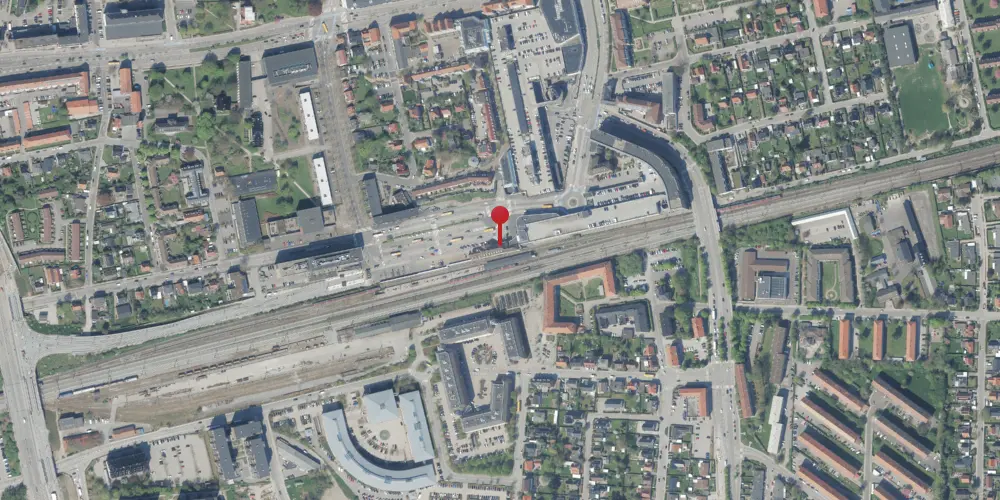 Historisk kort over Glostrup Station