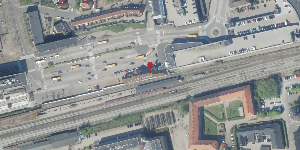 Historisk kort over Glostrup Station