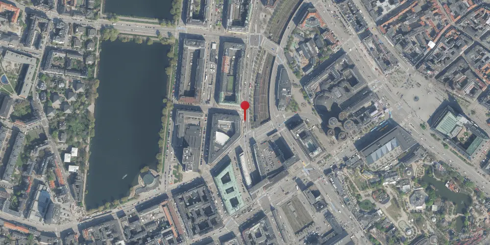 Historisk kort over København Station [1864-1911]