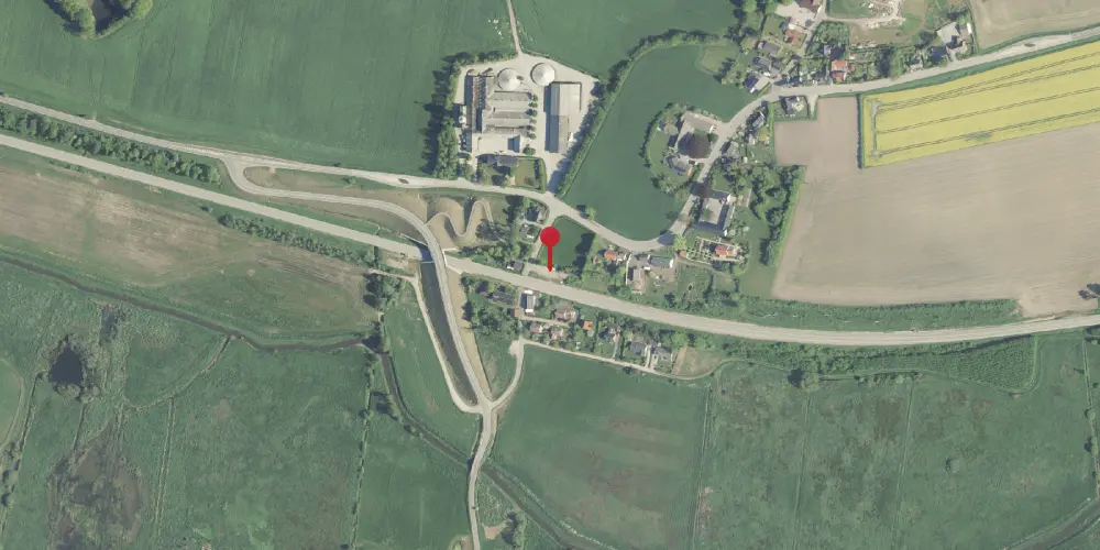 Historisk kort over Lerbjerg Teknisk Station
