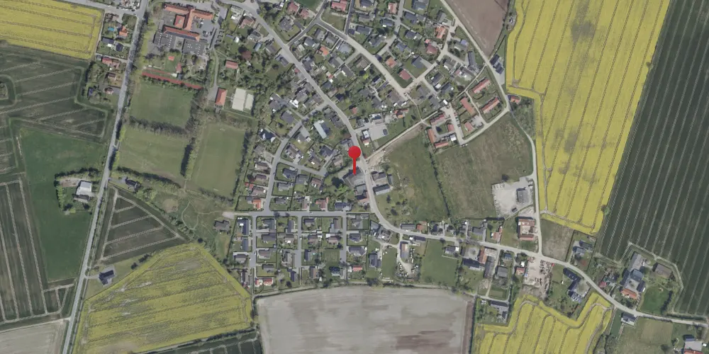 Historisk kort over Lysabild Station Historisk kort over Lysabild Station