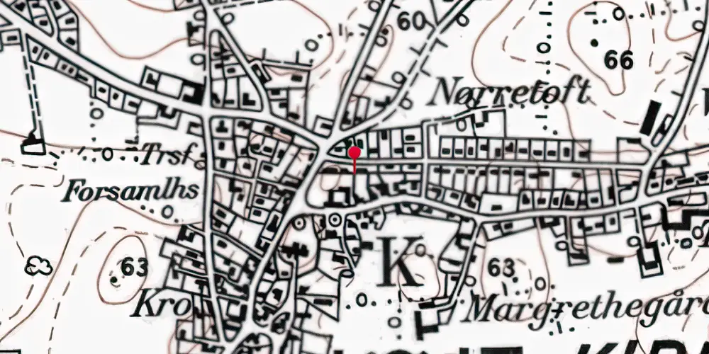 Historisk kort over Løjt Kirkeby Stationskro Historisk kort over Løjt Kirkeby Stationskro