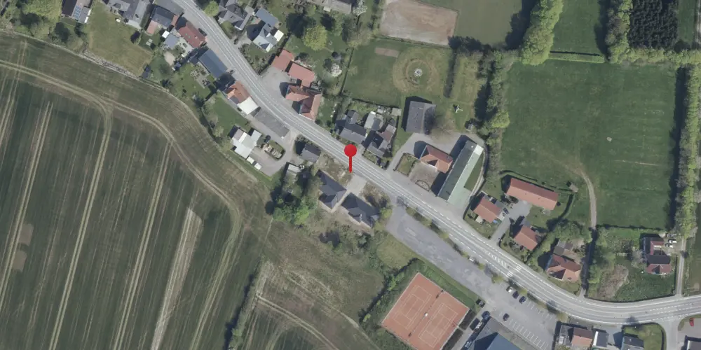 Historisk kort over Neder-Tandslet Station Historisk kort over Neder-Tandslet Station