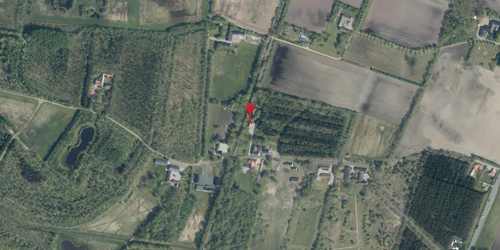 Historisk kort over Nybo Trinbræt