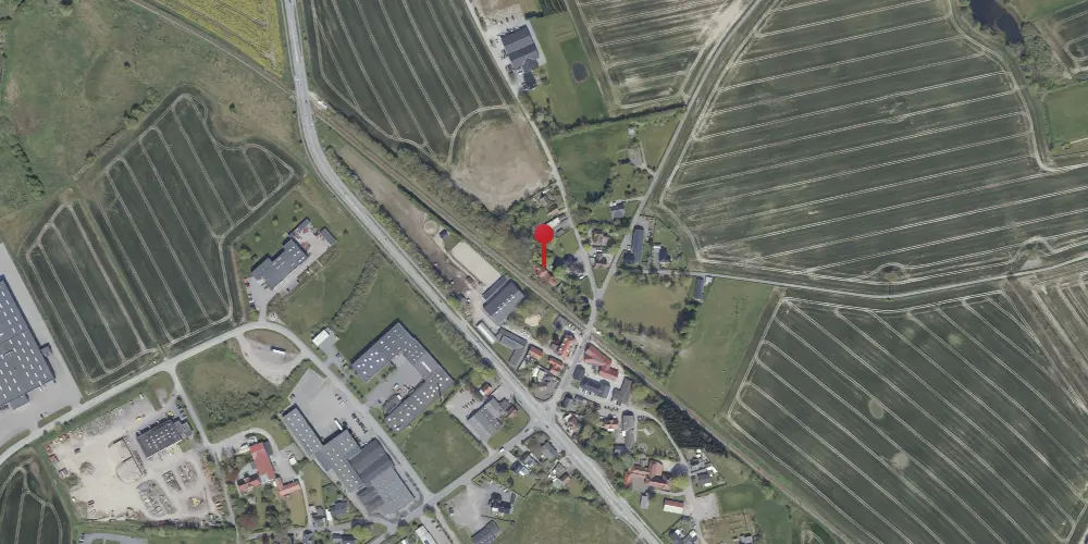 Historisk kort over Ragebøl Station