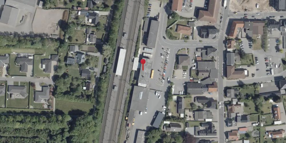 Historisk kort over Rødekro Station Historisk kort over Rødekro Station