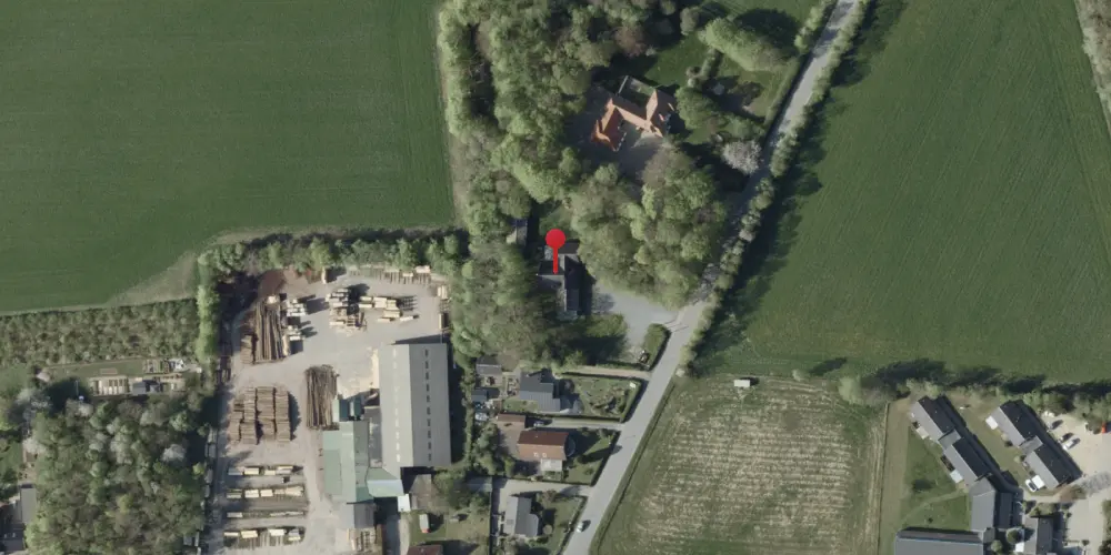 Historisk kort over Randbøl Holdeplads