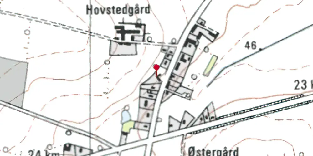 Historisk kort over Rangstrup Station Historisk kort over Rangstrup Station