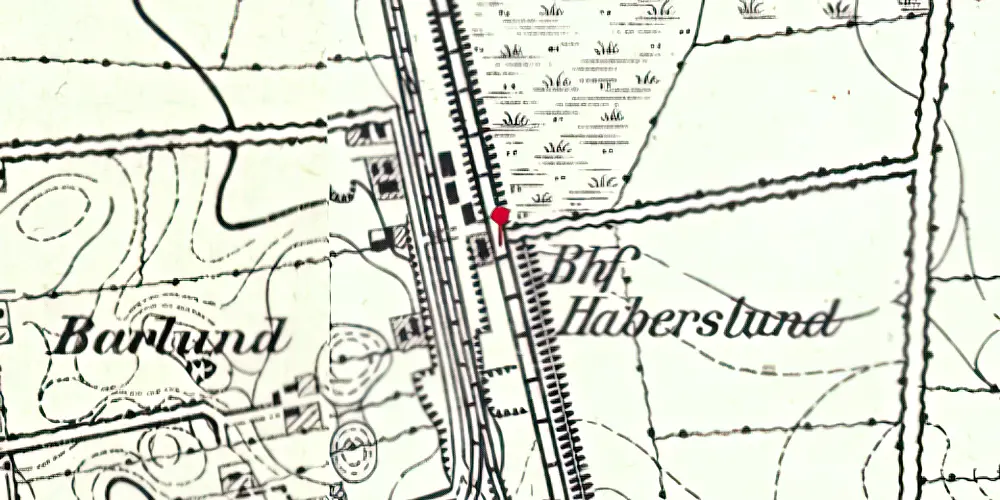 Historisk kort over Hovslund Stationsby Krydsningsstation Historisk kort over Hovslund Stationsby Krydsningsstation