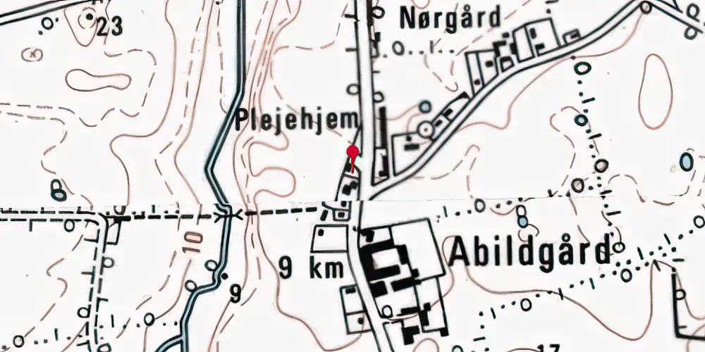 Historisk kort over Sillerup Station Historisk kort over Sillerup Station