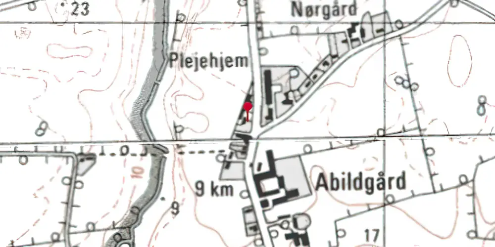 Historisk kort over Sillerup Station Historisk kort over Sillerup Station