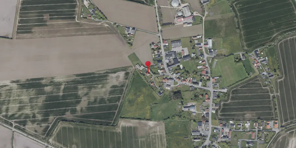 Historisk kort over Skelde Station