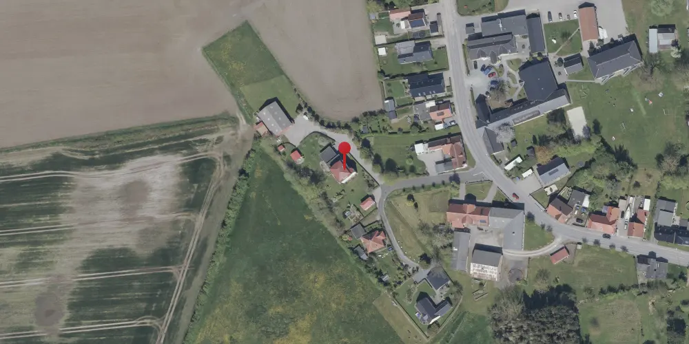 Historisk kort over Skelde Station