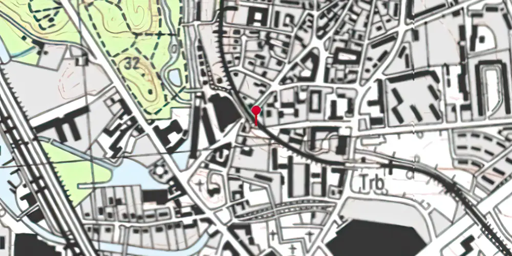 Historisk kort over Smedebakken Holdeplads Historisk kort over Smedebakken Holdeplads