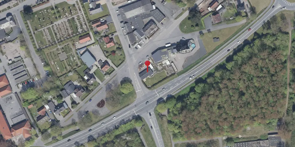 Historisk kort over Spang Station Historisk kort over Spang Station