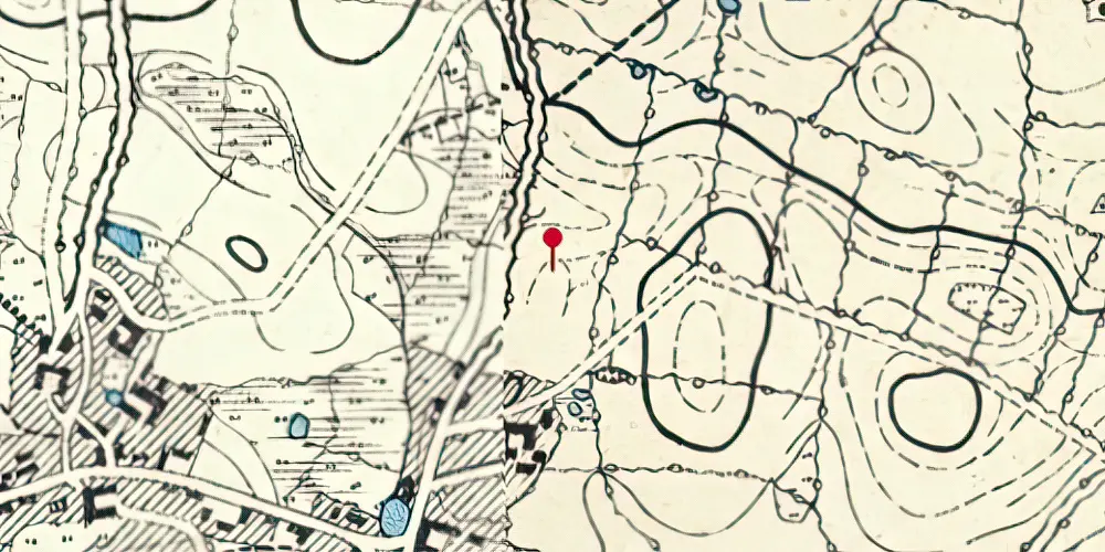 Historisk kort over Stevning Stationskro Historisk kort over Stevning Stationskro