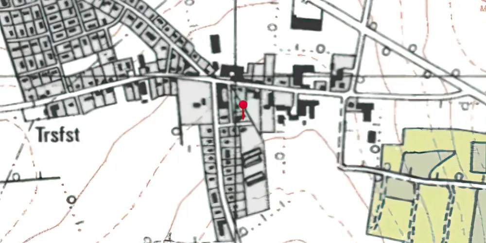 Historisk kort over Store Nustrup Station Historisk kort over Store Nustrup Station