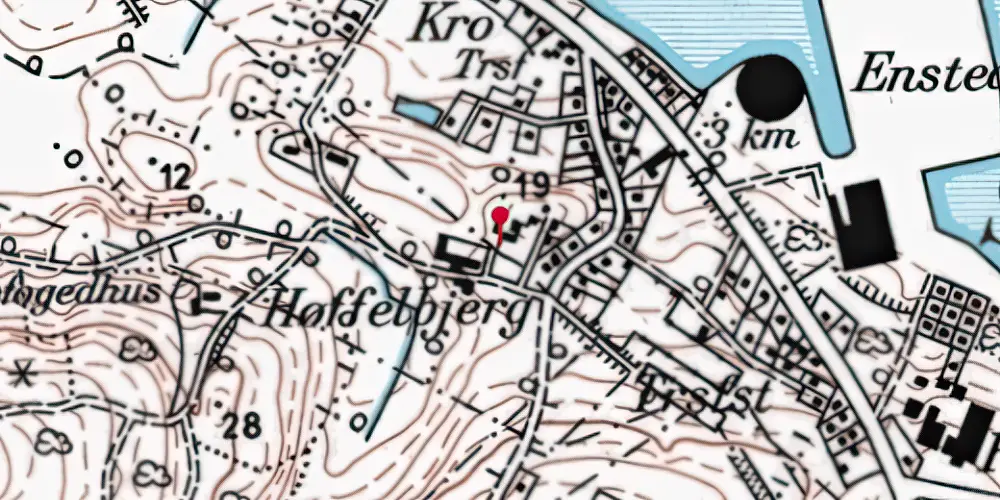 Historisk kort over Styrtom Stationskro
