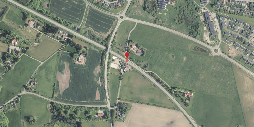 Historisk kort over Søften Trinbræt