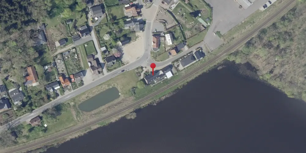 Historisk kort over Tange Station Historisk kort over Tange Station