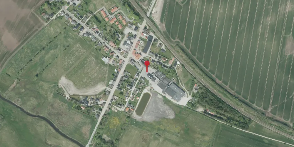 Historisk kort over Onsild Station Historisk kort over Onsild Station