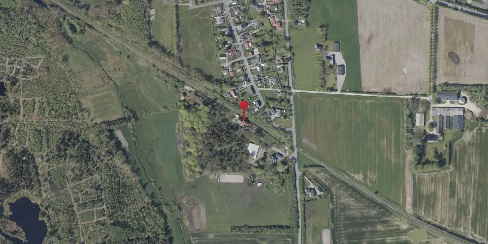 Historisk kort over Tørsbøl Station