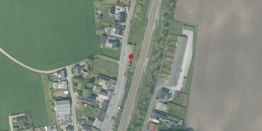 Historisk kort over Øster Doense Station