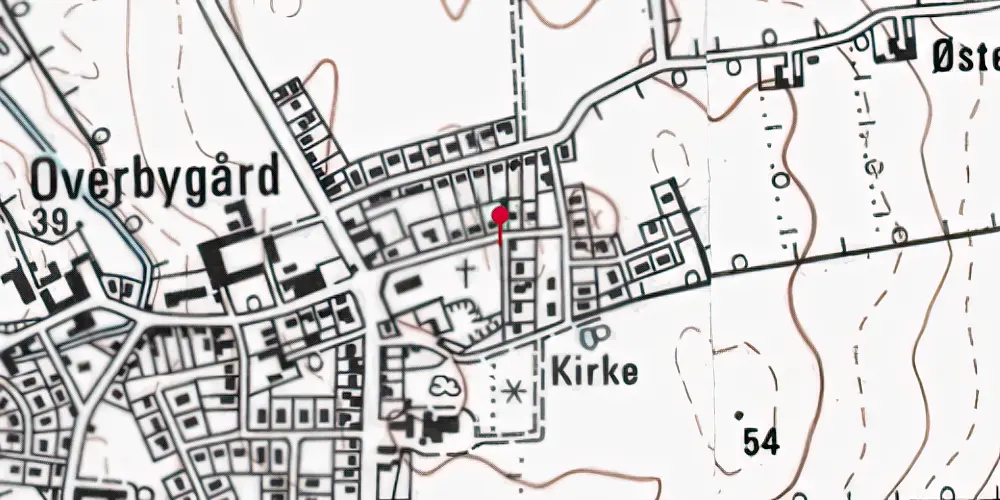 Historisk kort over Vonsild Station Historisk kort over Vonsild Station