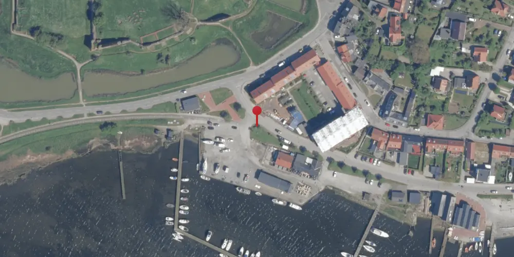 Historisk kort over Vordingborg Slot Station Historisk kort over Vordingborg Slot Station