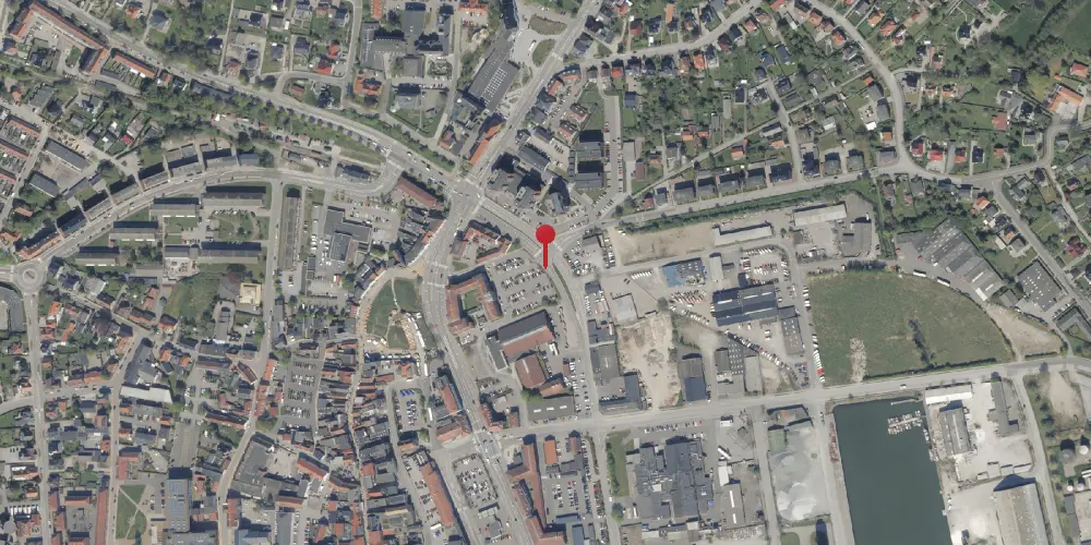 Historisk kort over Aabenraa Nørreport Trinbræt Historisk kort over Aabenraa Nørreport Trinbræt