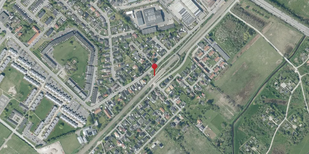 Historisk kort over Skalborg Trinbræt
