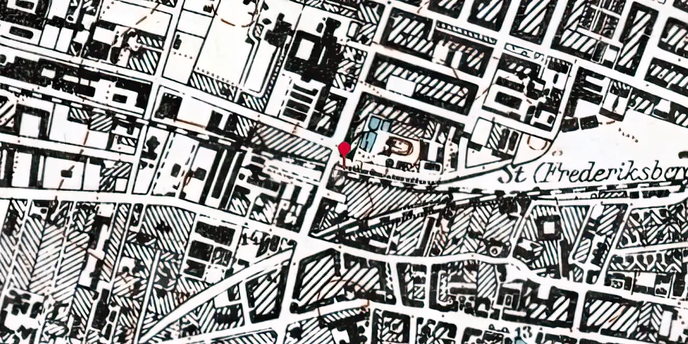 Historisk kort over Solbjerg Station Historisk kort over Solbjerg Station