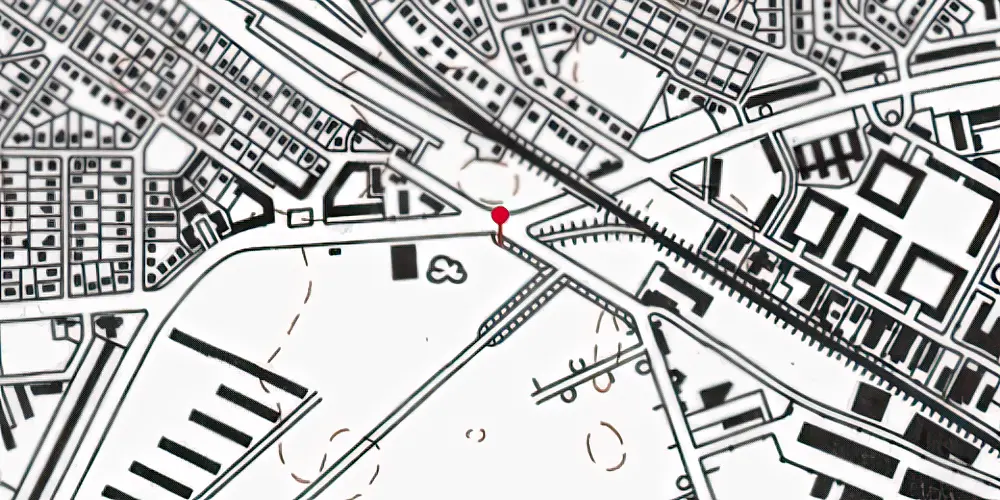 Historisk kort over Valby Gasværk Station Historisk kort over Valby Gasværk Station