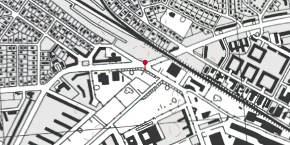 Historisk kort over Valby Gasværk Station Historisk kort over Valby Gasværk Station