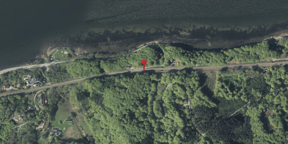 Historisk kort over Munkebjerg Teknisk Station