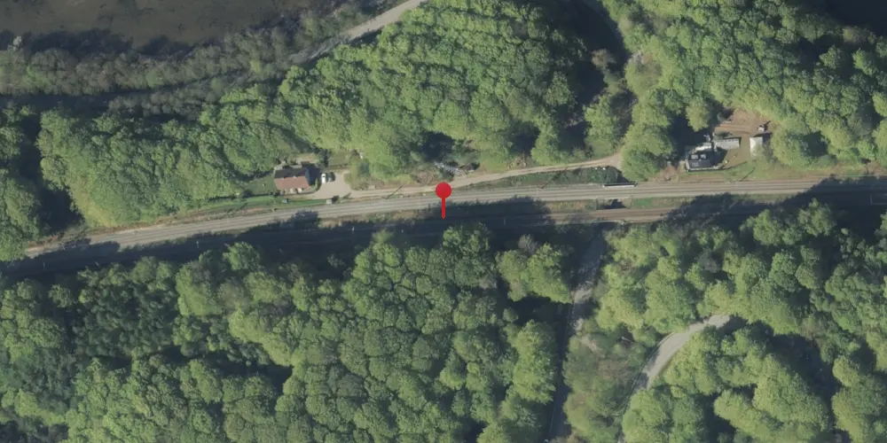 Historisk kort over Munkebjerg Teknisk Station