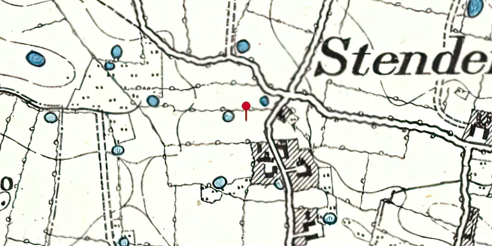 Historisk kort over Stenderup (Sønderjylland) Trinbræt Historisk kort over Stenderup (Sønderjylland) Trinbræt