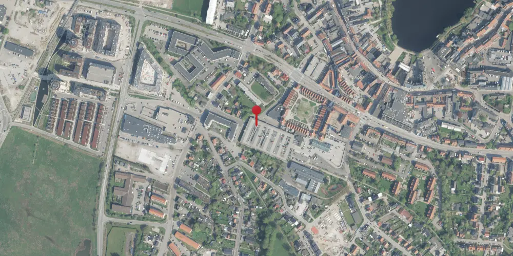 Historisk kort over Hillerød Lokal Station Historisk kort over Hillerød Lokal Station