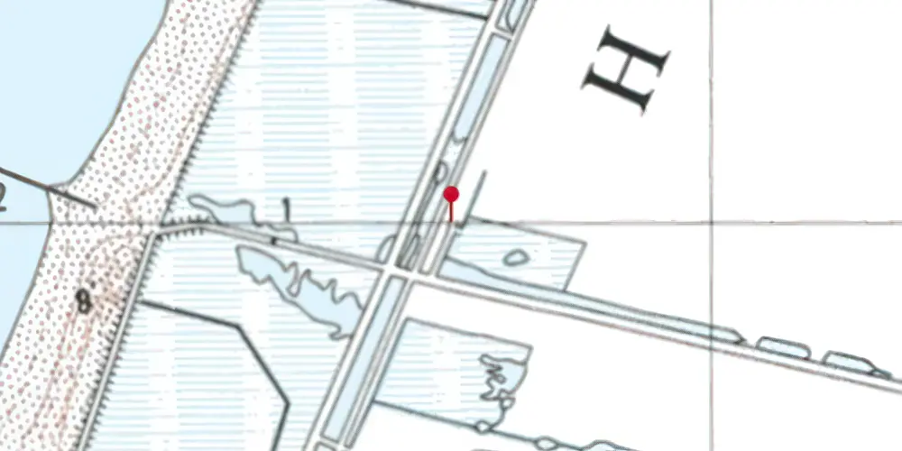 Historisk kort over Knopper Station Historisk kort over Knopper Station