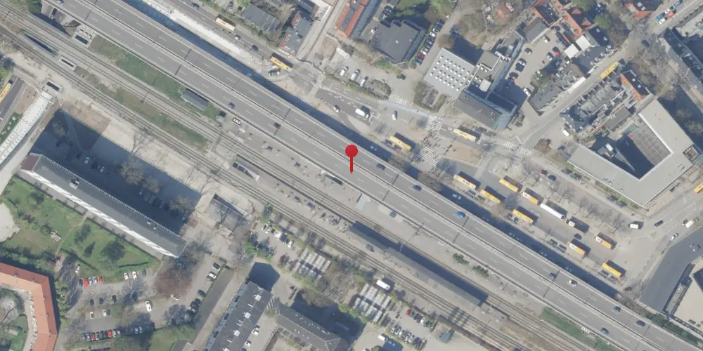 Historisk kort over Lyngby Station [1890-1957]