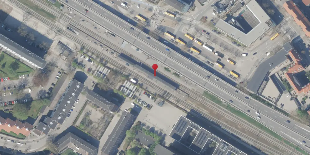 Historisk kort over Lyngby Station Historisk kort over Lyngby Station