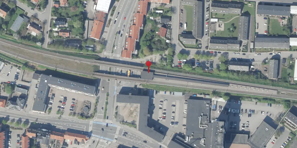 Historisk kort over Bagsværd S-togstrinbræt