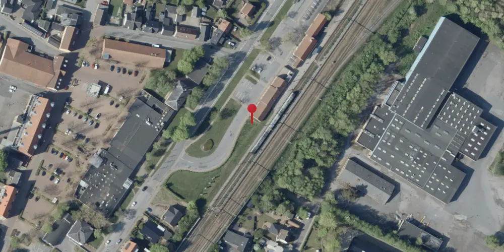 Historisk kort over Vamdrup Station [1911-1956]
