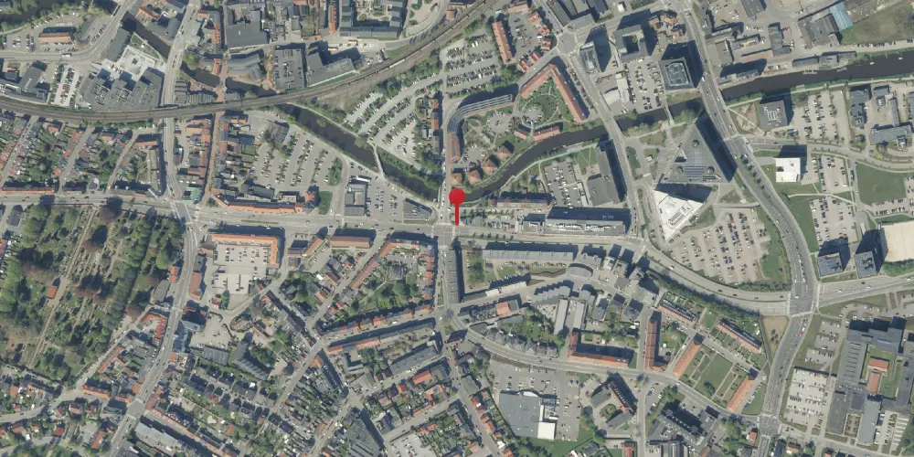 Historisk kort over Kolding Sydbanegård [1932-1948]