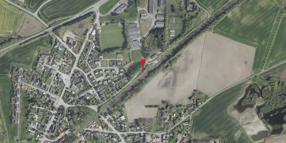 Historisk kort over Tvingstrup Station Historisk kort over Tvingstrup Station