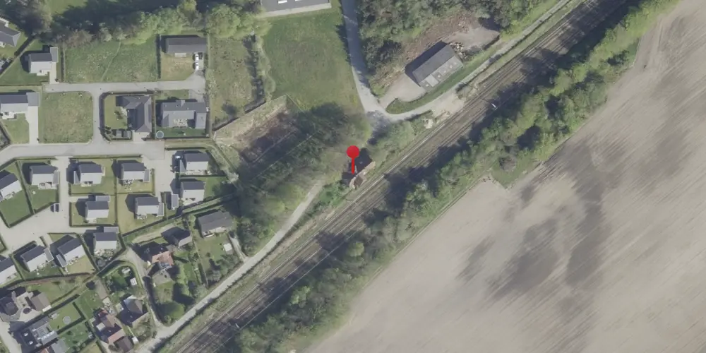 Historisk kort over Tvingstrup Station Historisk kort over Tvingstrup Station