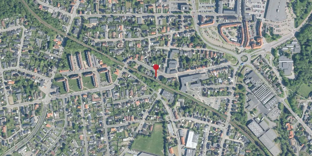 Historisk kort over Sønderport Trinbræt