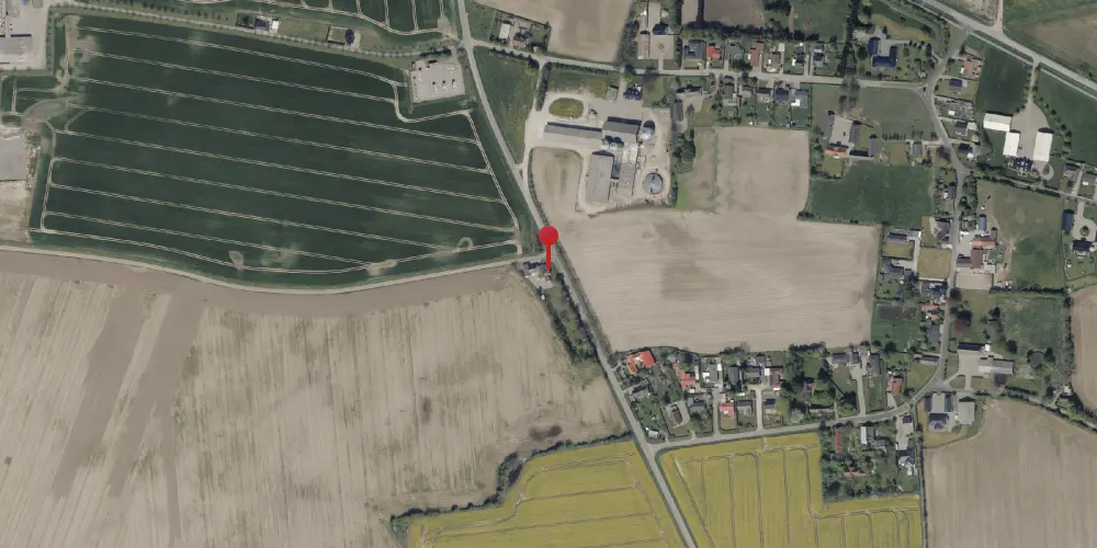 Historisk kort over Nørre Vilstrup Station
